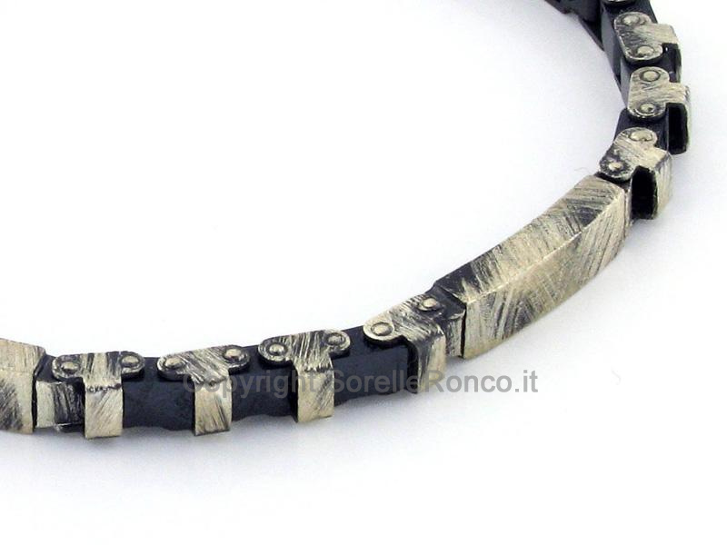 BRACCIALE MOTOCICLISTA ZULIAN IN ARGENTO
