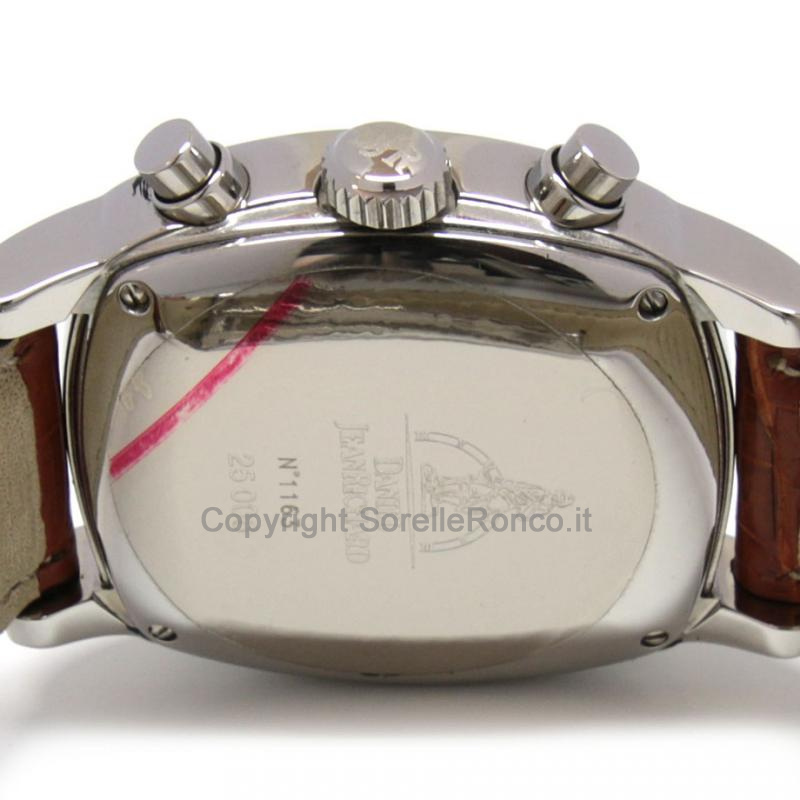 JEANRICHARD CHRONO 35X37MM NERO AUTO PELLE