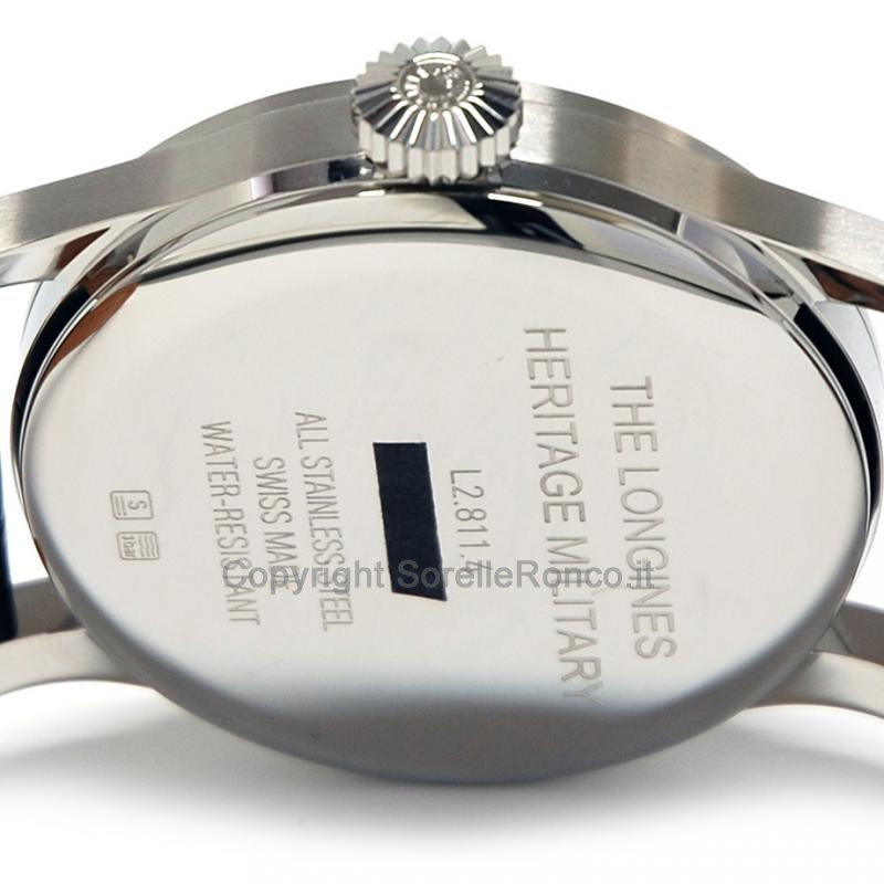 LONGINES HERITAGE MILITARY 44MM NERO AUTOMATICO