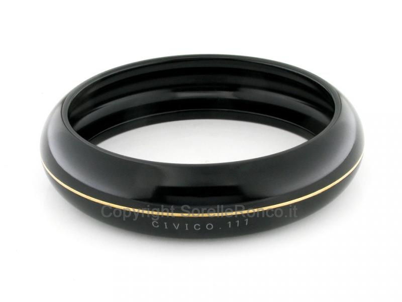 BRACCIALE SCHIAVA IN CORINDONE E ORO