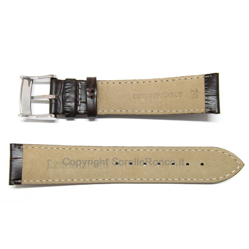 CINTURINO LOUIS ERARD PELLE MARRONE 20MM