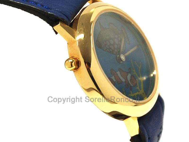 BEUCHAT OROLOGIO AL QUARZO CON PESCI