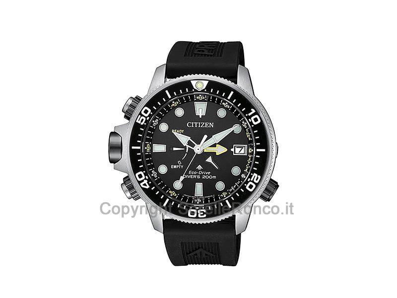 OROLOGIO CITIZEN PROMASTER NERO CAUCCIÙ 46MM