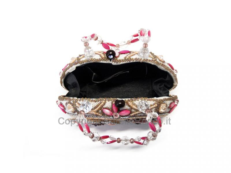 BORSA GIOIELLO CON SWAROVSKI E STRASS