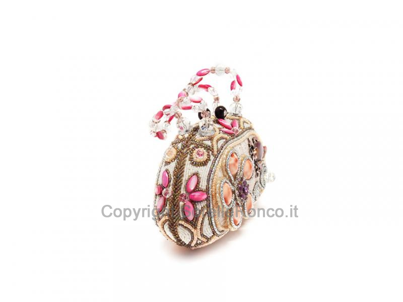 BORSA GIOIELLO CON SWAROVSKI E STRASS