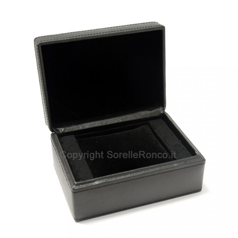 JEANRICHARD CHRONO 35X37MM NERO AUTO PELLE