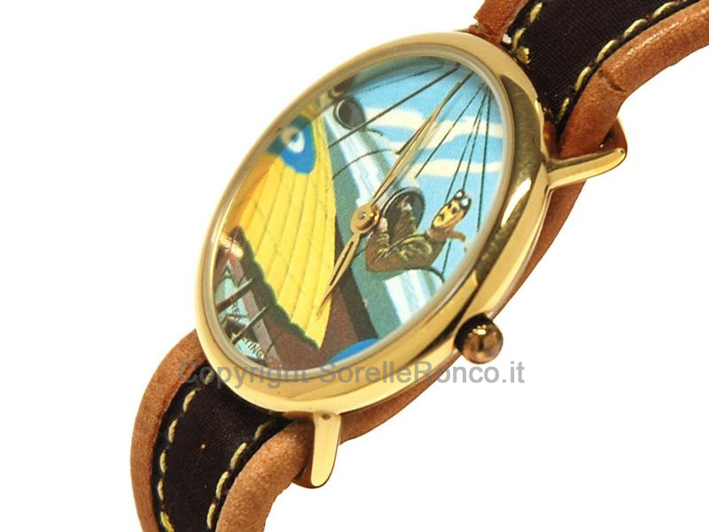 OROLOGIO BREIL CHRONO TRAMA PILOTA PELLE E TESSUTO