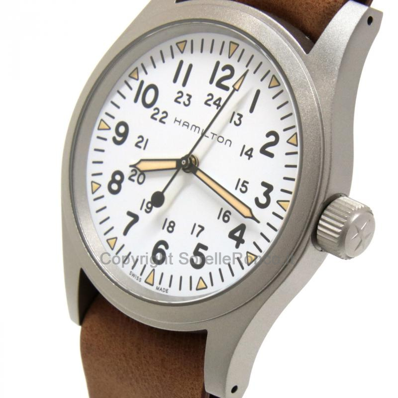 HAMILTON KHAKI FIELD MECHANICAL 38MM BIANCO