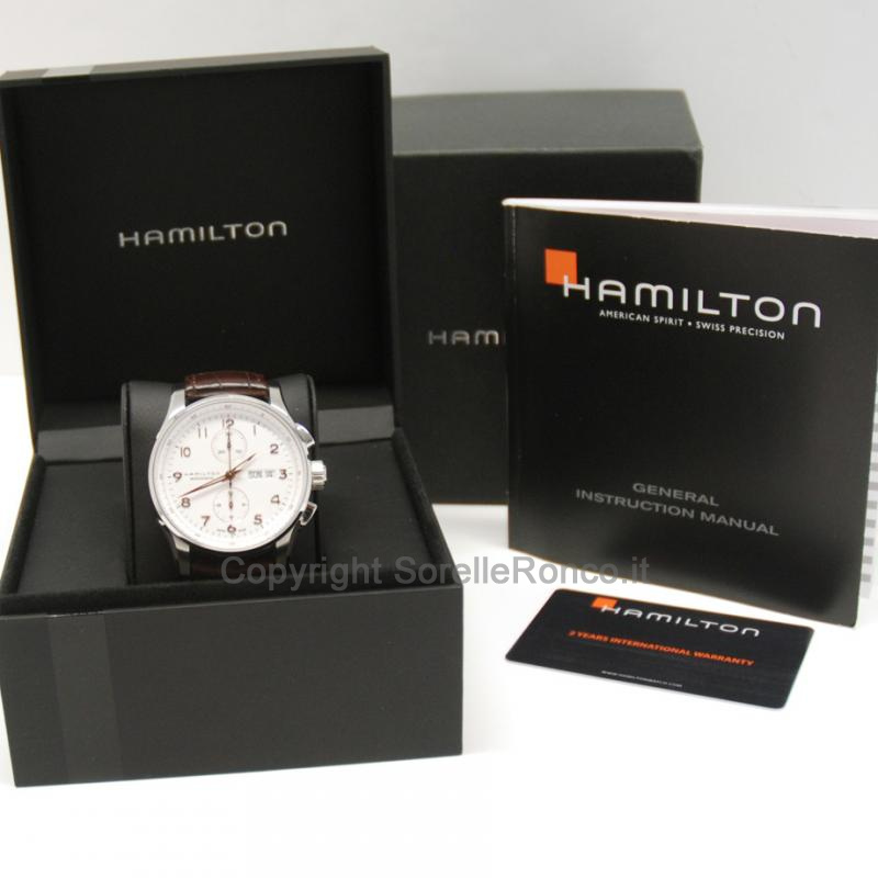 HAMILTON JAZZMASTER MAESTRO CHRONO BIANCO 45MM