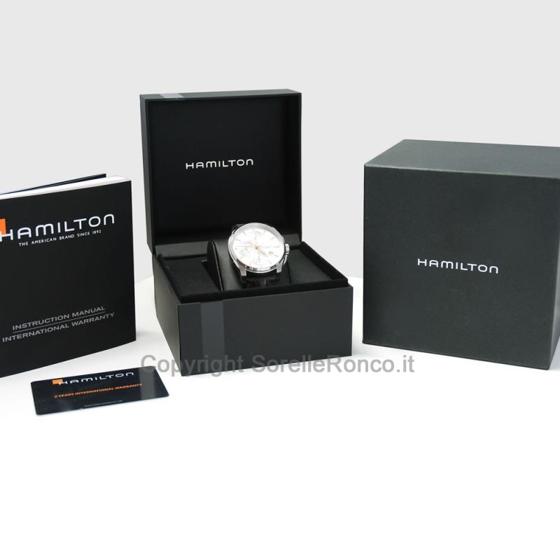 HAMILTON JAZZMASTER CHRONO SILVER 42MM