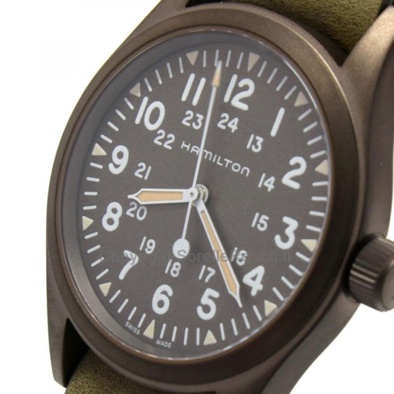 HAMILTON KHAKI FIELD MECCANIC VERDE 38MM