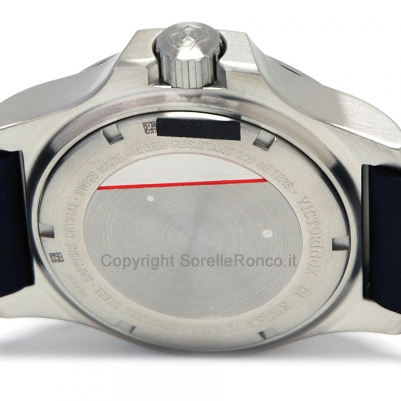 VICTORINOX I.N.O.X. BLU DIVER 45MM GOMMA BLU