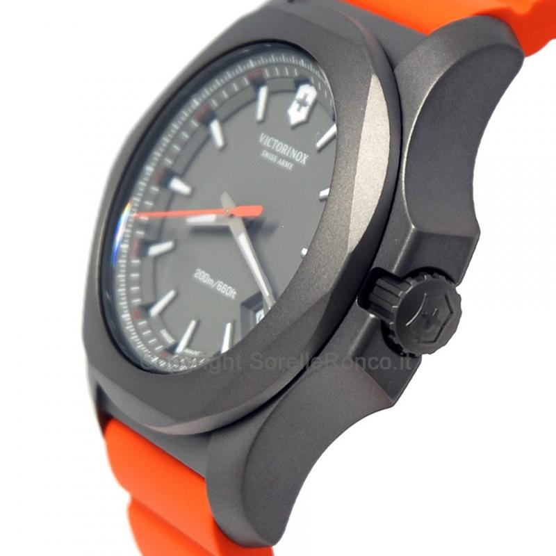 VICTORINOX I.N.O.X. TITANIUM ARANCIONE 43MM GOMMA