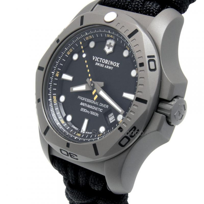 VICTORINOX INOX DIVER GRIGIO TITANIO 45MM PARACORD