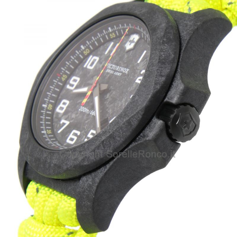 VICTORINOX I.N.O.X. CARBON CINTURINO GIALLO 43MM