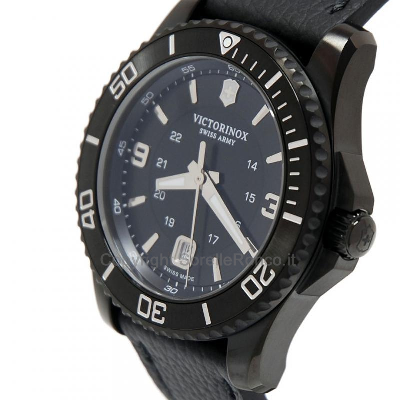 VICTORINOX MAVERICK PVD NERO PELLE 43MM