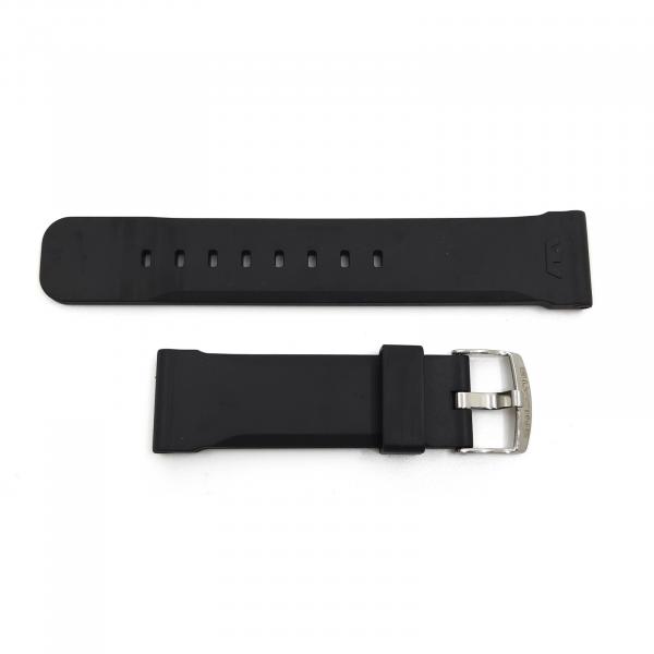 C-DIVE-24 - Cinturino Glycine Nero Opaco Gomma 24mm