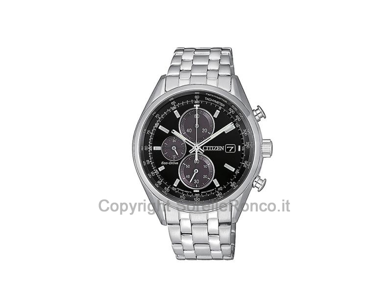 CITIZEN CHRONO 0451 NERO ACCIAIO 40MM