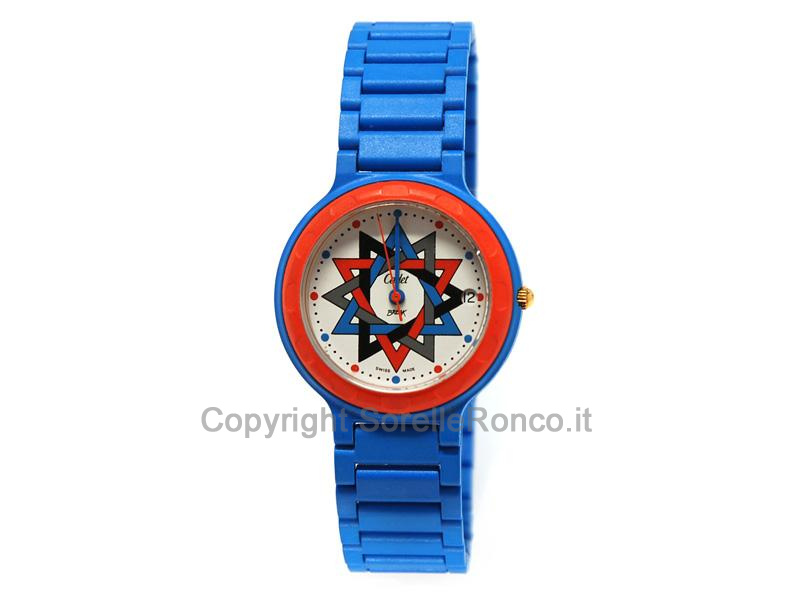 CADET OROLOGIO PLASTICA BLU