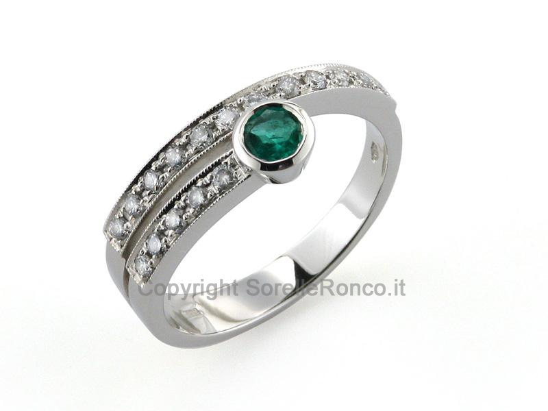 ANELLO SERPENTINA CON SMERALDO