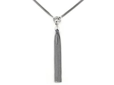Collana Pendente a Frange Oro e Diamanti