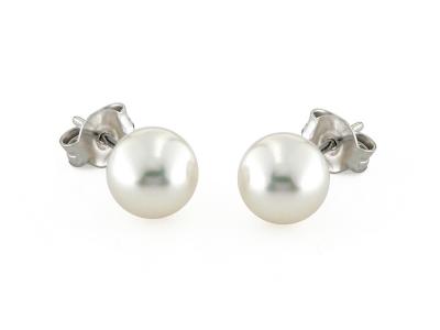 Orecchini in Oro con Perle ø 7.5-8mm