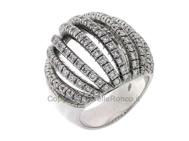 ANELLO FASCIA IN ORO BIANCO
