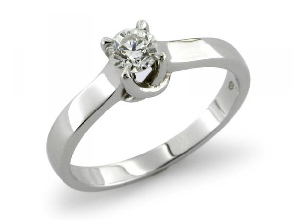 CF00208 - Anello Solitario con Diamante ct. 0.35