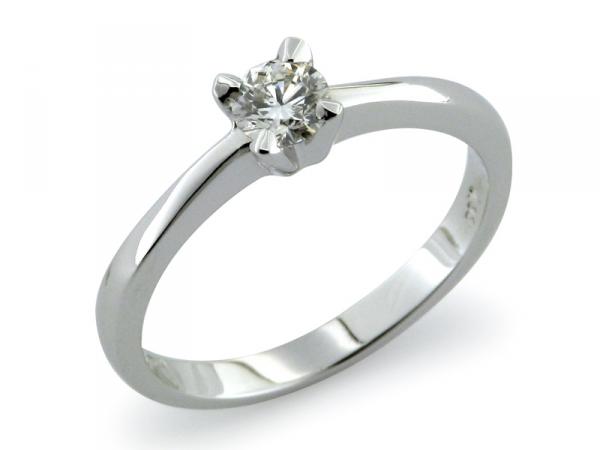 CF00215 - Anello Solitario Oro e Diamante ct. 0.32