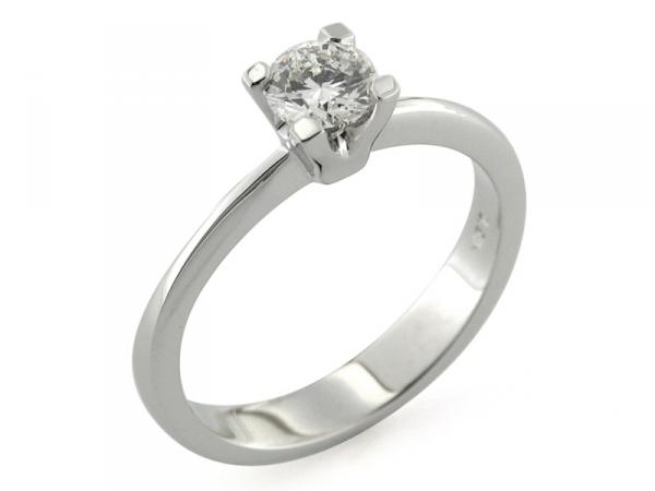 CF00223 - Anello Oro e Diamante Solitario ct. 0.27