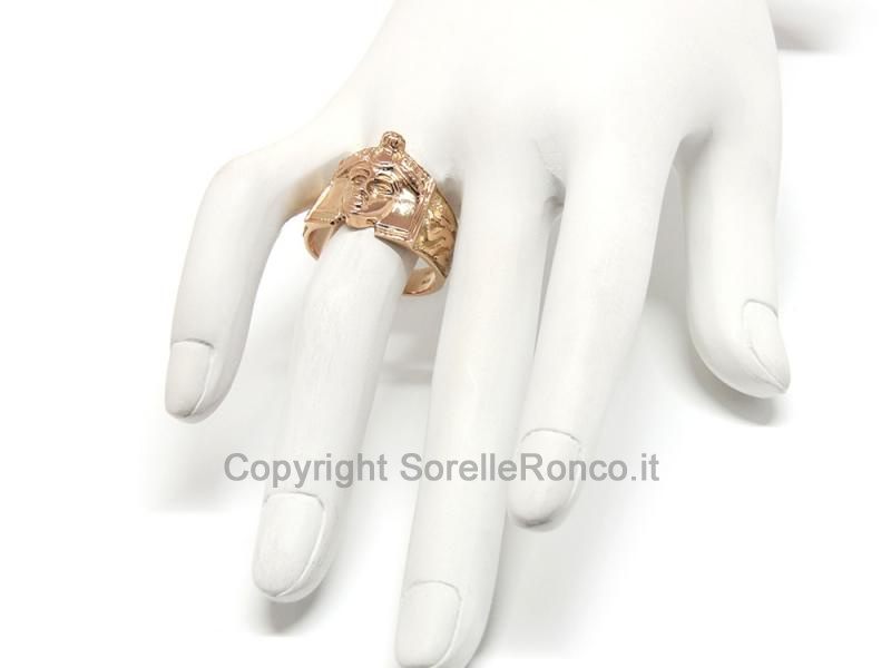 ANELLO DA UOMO IN ORO GIALLO 18 KT 
