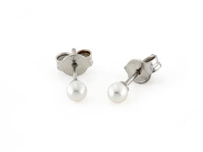 Orecchini  in Oro Perle Akoya ø 3.5 - 4 mm