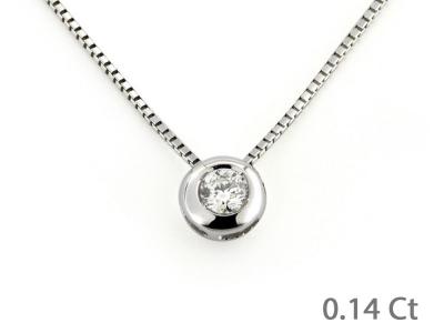 Puntoluce in Oro con Diamante ct. 0.14