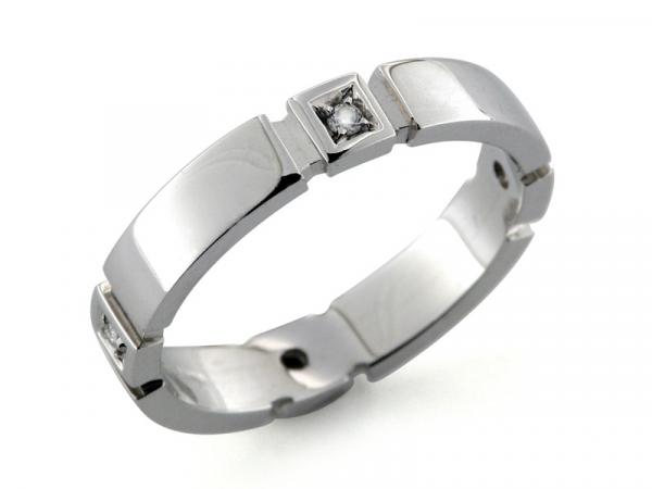 CF00434 - Fede Nuziale Oro con Diamanti ct. 0.10