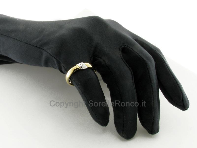 FEDE MATRIMONIALE CON DIAMANTE CT. 0.02