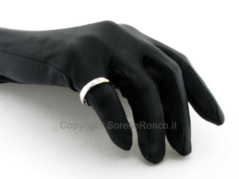 FEDE NUZIALE ORO CON DIAMANTE CT. 0.02