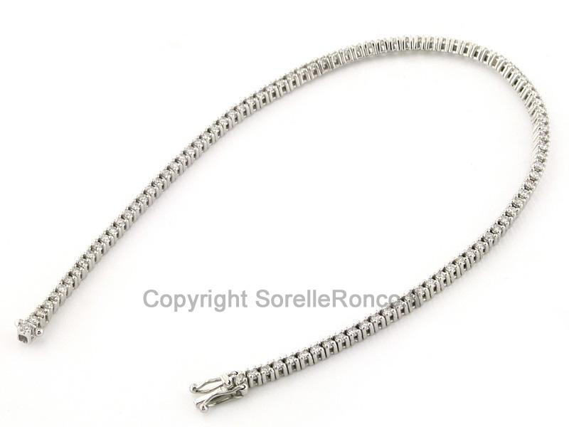 TENNIS BRACCIALE CON DIAMANTI CT 1.00