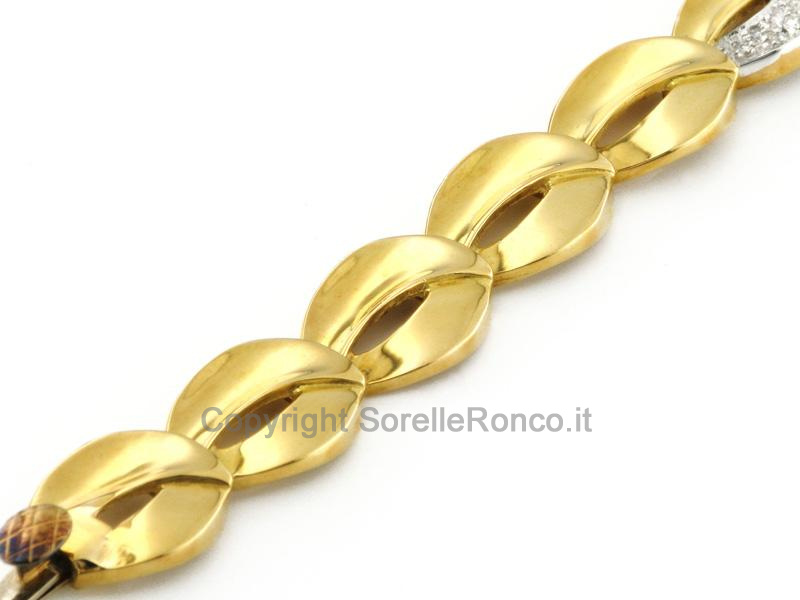 BRACCIALE ORO E DIAMANTI CT 0.38
