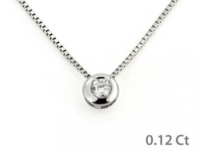 Puntoluce Oro con Diamante ct. 0.12