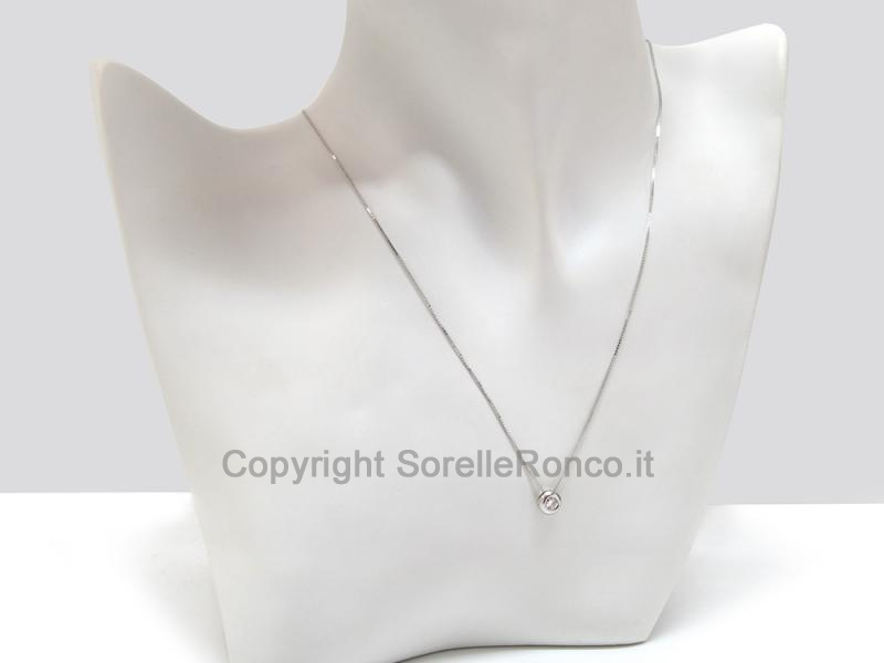 PUNTOLUCE IN ORO CON DIAMANTE CT. 0.16