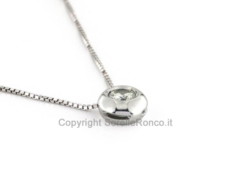 PUNTOLUCE IN ORO CON DIAMANTE CT. 0.16