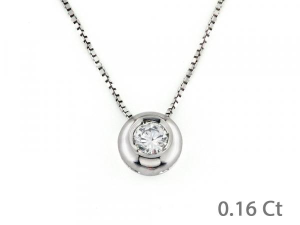 CF00580 - Puntoluce in Oro con Diamante ct. 0.16