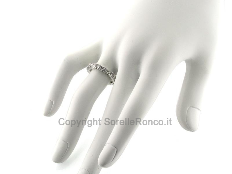 ETERNITY ORO BIANCO E DIAMANTI BRILLANTI