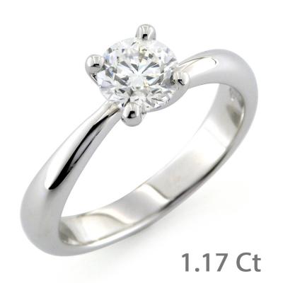 Anello Solitario con Diamante da 1.17 Ct
