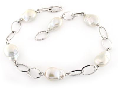 Girocollo in Oro con Perle Barocche