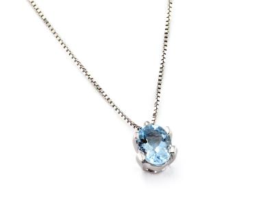 Collana con Pendente Acquamarina