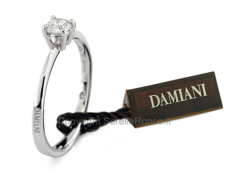 ANELLO SOLITARIO DAMIANI LUCE CT 0.25