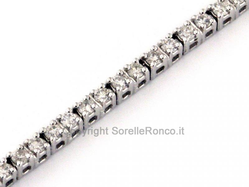 BRACCIALE TENNIS CON DIAMANTI 1.08 CT