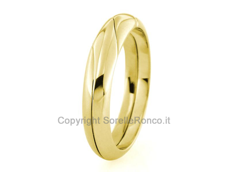 ANELLO NUZIALE FEDE DELL´AMORE IN ORO