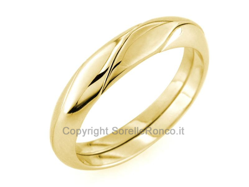 ANELLO NUZIALE FEDE DELL´AMORE IN ORO